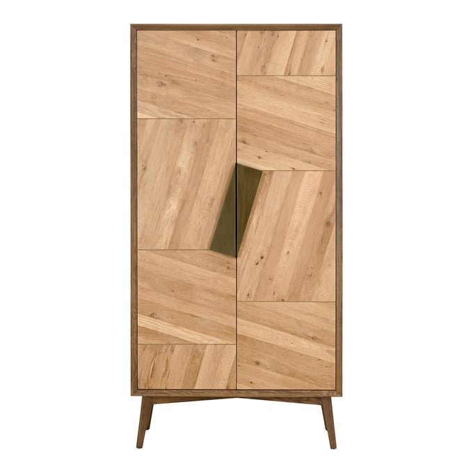 Moes Home Charlton Natural Tall Cabinet MOE-VL-1075-24