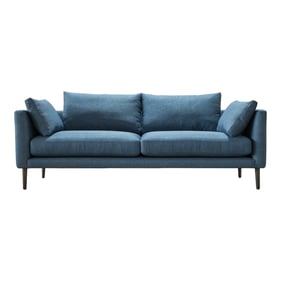 Moes Home Raval Blue Fabric Sofa