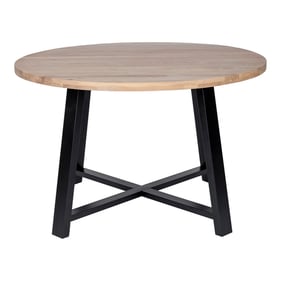 Moes Home Mila Natural White Round Dining Table