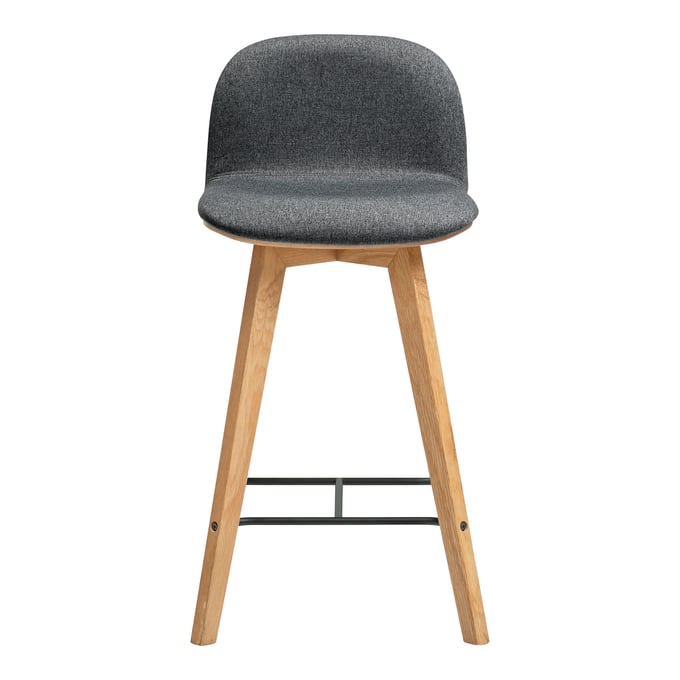 Moes Home Napoli Grey Counter Height Stool MOE-YC-1019-15