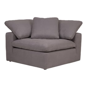 Moes Home Clay Grey Fabric Livesmart Corner Chair