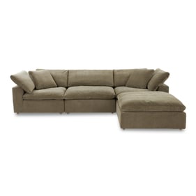 Moes Home Clay Lounge Desert Sage Modular Sectional