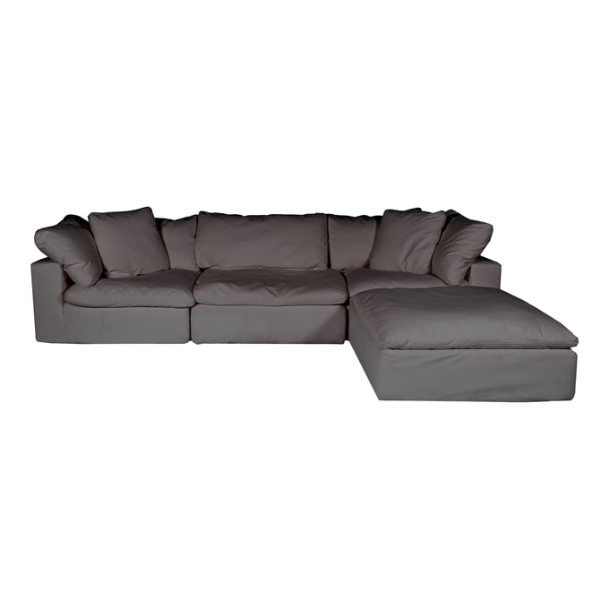 Moes Home Clay Grey Polyester Lounge Modular Sectional MOE-YJ-1008-29