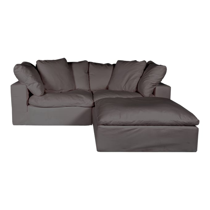 Moes Home Clay Grey Polyester Modular Sectional MOE-YJ-1009-29