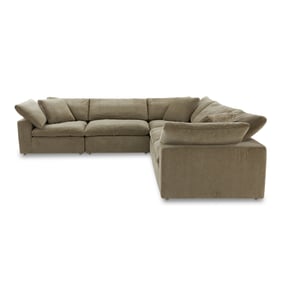 Moes Home Clay Classic Desert Sage L Modular Sectional