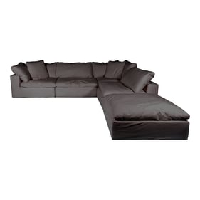 Moes Home Clay Grey Polyester Dream Modular Sectional