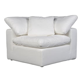 Moes Home Terra Condo White White Corner Chair