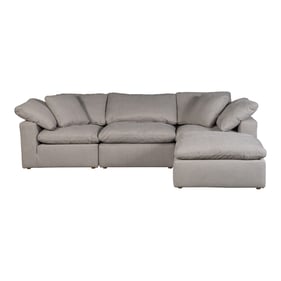 Moes Home Terra Grey Fabric Lounge Modular Sectional