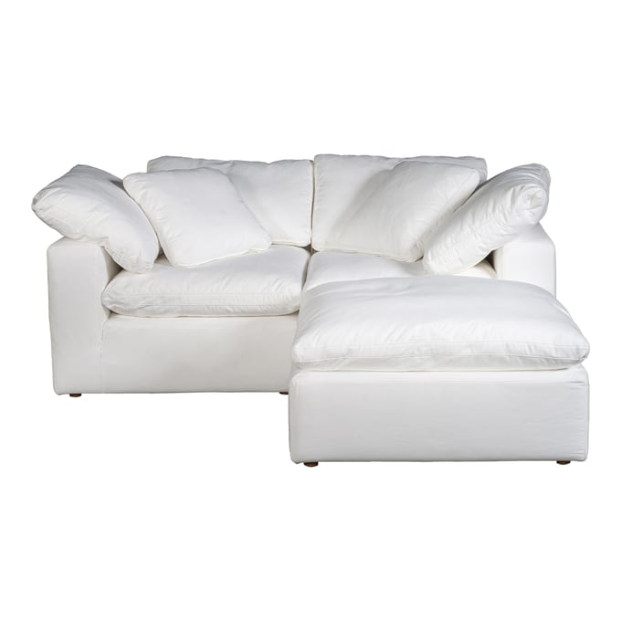 Moes Home Terra Condo White Fabric Nook Modular Sectional MOE-YJ-1016-05