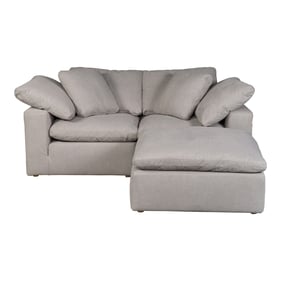 Moes Home Terra Grey Fabric Nook Modular Sectional