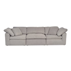 Moes Home Terra Light Grey Fabric Modular Sofa