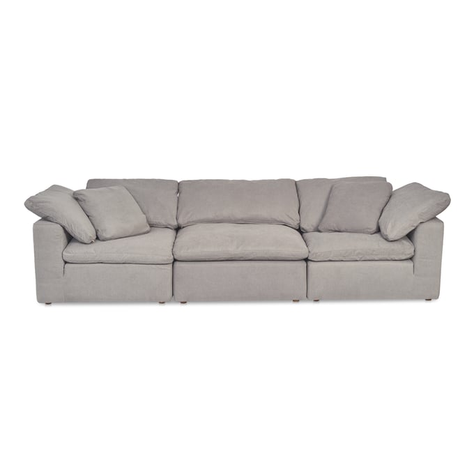 Moes Home Terra Light Grey Fabric Modular Sofa MOE-YJ-1027-29