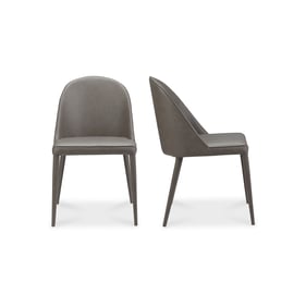 2 Moes Home Burton Grey Dining Chairs