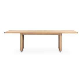 Moes Home Round Off Natural Large Dining Table