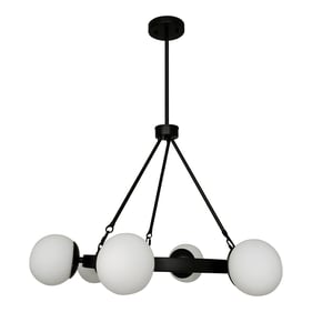 Moes Home Oaha Black Pendant Light