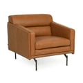 McCoy Full Leather Chair in Tan