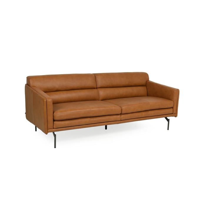 Moroni McCoy Tan Leather Sofa MOR-44203BS1961