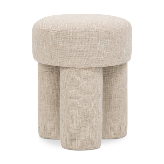 Meridian Furniture Larson Beige Fabric Stool Ottoman MRD-100BEIGE