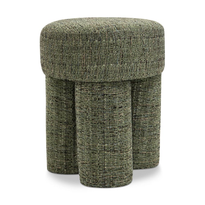 Meridian Furniture Larson Green Fabric Stool Ottoman MRD-100GREEN