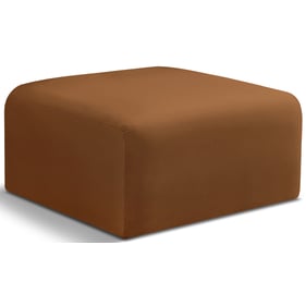 Meridian Furniture Arc Saddle Velvet Ottoman