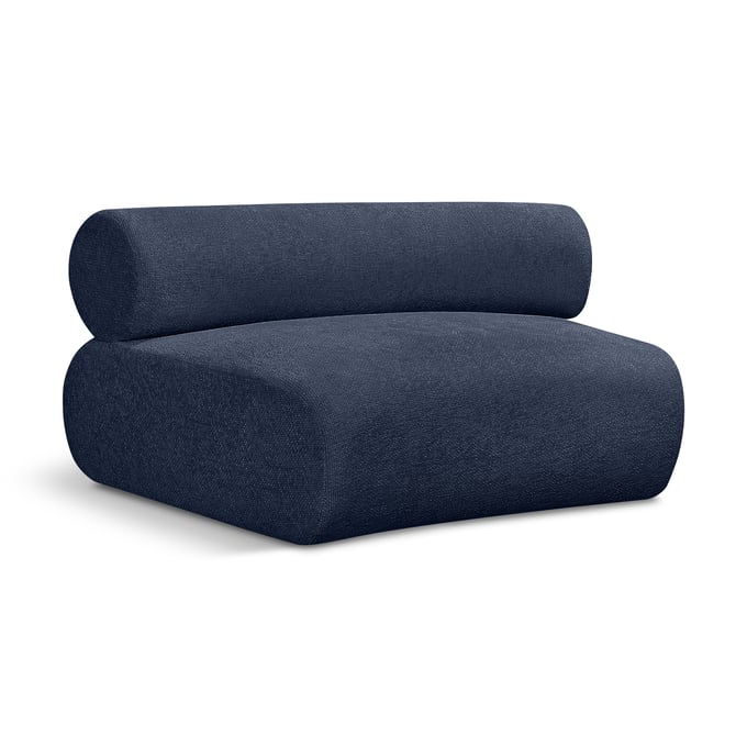 Meridian Furniture Bale Navy Chenille Modular Chair MRD-114NAVY-C