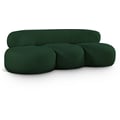 Venti Green Boucle Fabric Sofa