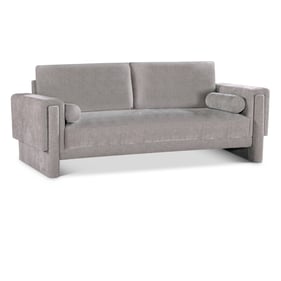 Meridian Furniture Madeline Grey Chenille Fabric Sofa