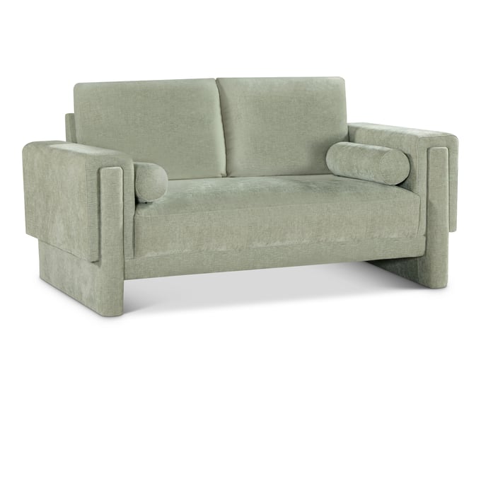 Meridian Furniture Madeline Mint Chenille Fabric Loveseat MRD-152MINT-L