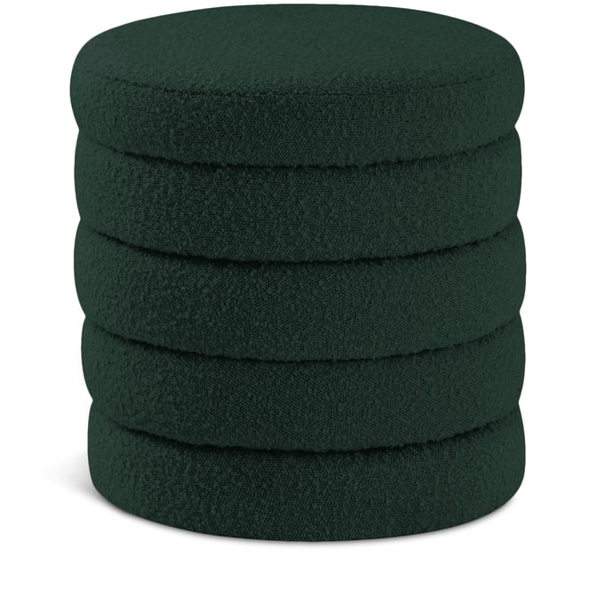 Meridian Furniture Aphia Green Fabric Stool Ottoman MRD-153Green