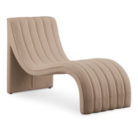 Meridian Furniture Orian Beige Fabric Chaise