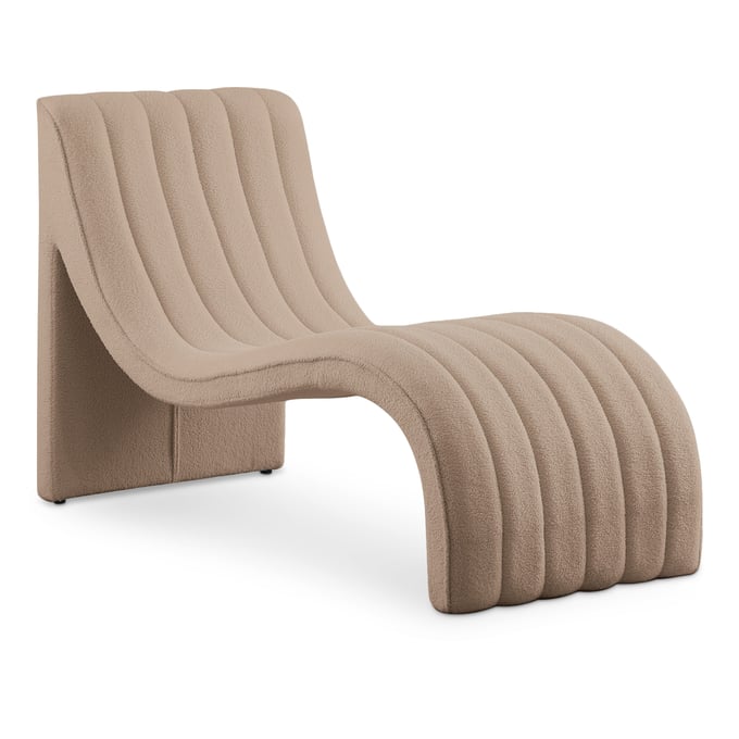 Meridian Furniture Orian Beige Fabric Chaise MRD-156BEIGE