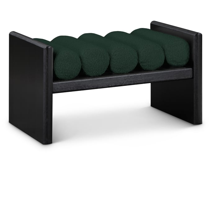 Meridian Furniture Waverly Green Fabric Bench MRD-176GREEN