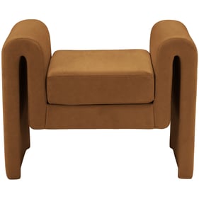 Meridian Furniture Sloan Saddle Velvet Bench