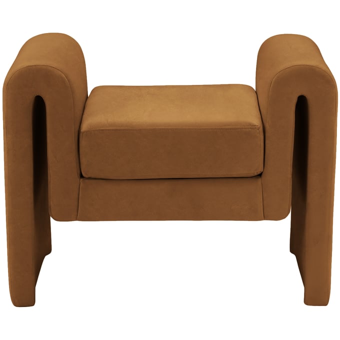 Meridian Furniture Sloan Saddle Velvet Bench MRD-180SADDLE