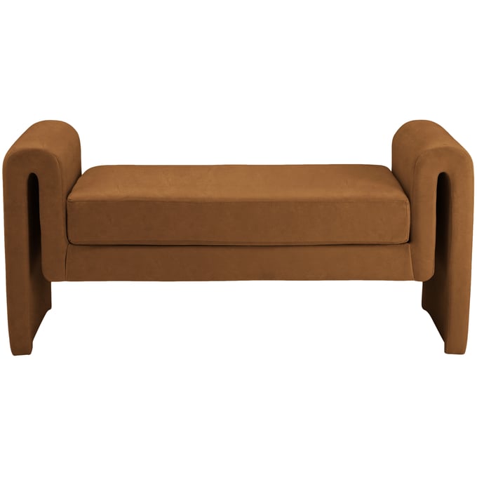 Meridian Furniture Sloan Saddle 52 Inch Bench MRD-181SADDLE