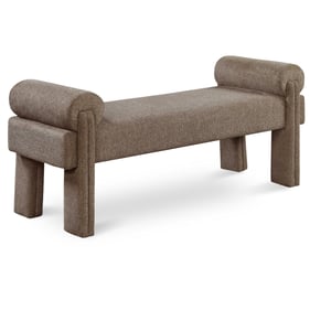 Meridian Furniture Stefano Brown Fabric Bench