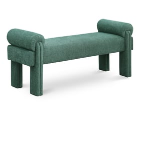 Meridian Furniture Stefano Green Fabric Bench