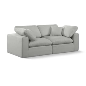 Meridian Furniture Comfy Grey Fabric Modular Sofa