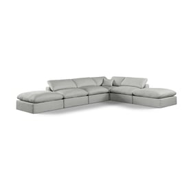 Meridian Furniture Comfy Grey 6pc Modular Sectional