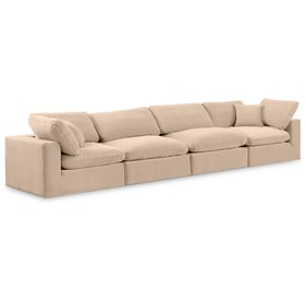 Meridian Furniture Comfy Beige 4pc Sectional