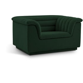 Meridian Furniture Cascade Green Boucle Fabric Chair