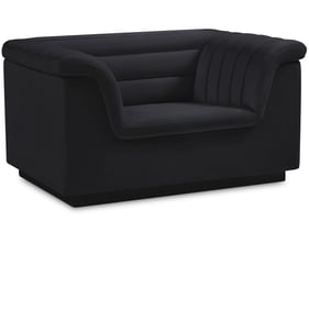 Meridian Furniture Cascade Black Velvet Chair