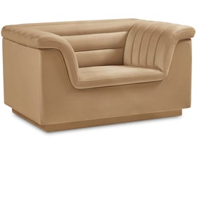 Meridian Furniture Cascade Camel Velvet Chair