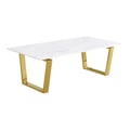 Cameron Gold Coffee Table