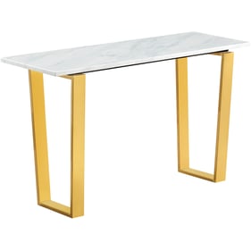 Design Edge Manilla  Gold Console Table