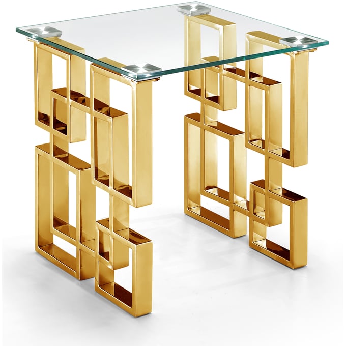 Design Edge Boonah  Gold End Table DE-22250319