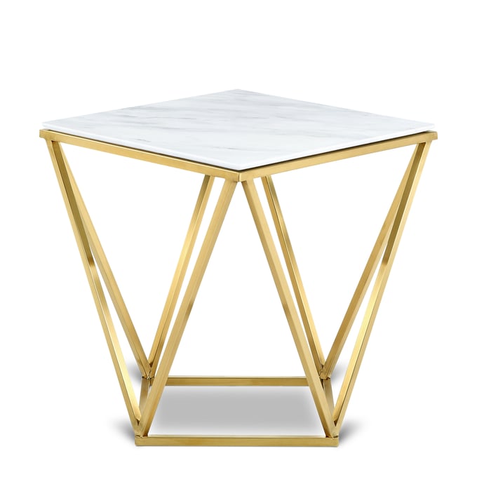 Meridian Furniture Mason Gold End Table MRD-216-E