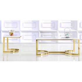 Design Edge Wauchope  Gold 3pc Coffee Table Set