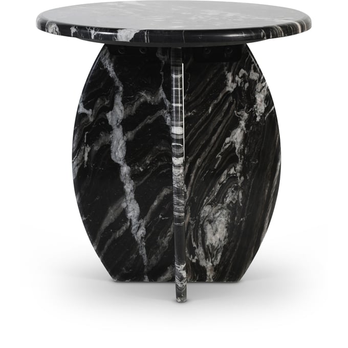 Meridian Furniture Formentera Black End Table MRD-219BLACK-ET