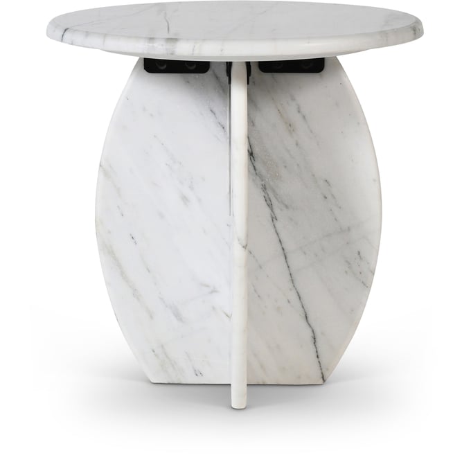 Meridian Furniture Formentera White End Table MRD-219WHITE-ET